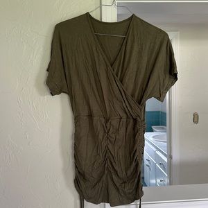 Brand new without tags olive green romper